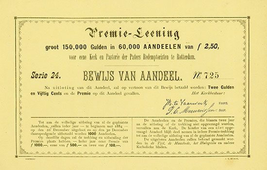 Kerk en Pastorie der Paters Redemptoristen te Rotterdam