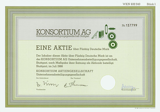 Konsortium AG Unternehmensbeteiligungsgesellschaft