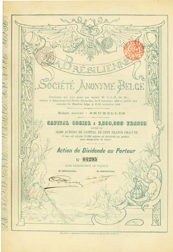 La Brésilienne Société Anonyme Belge