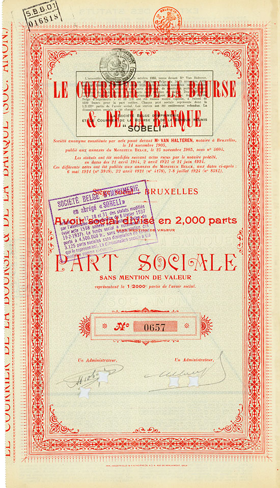 Le Courrier de la Bourse & de la Banque