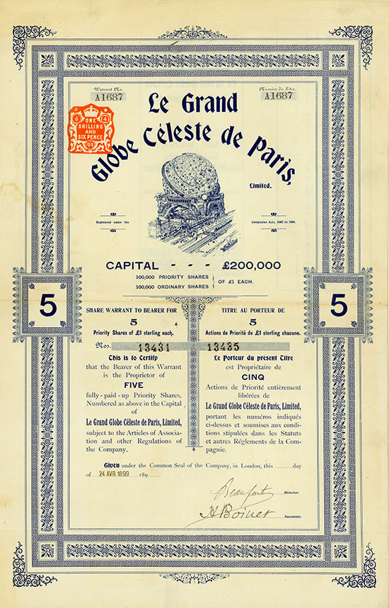 Le Grand Globe Céleste de Paris