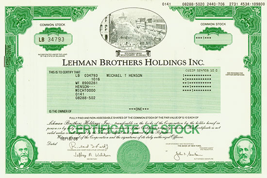 Lehman Brothers Holdings Inc.