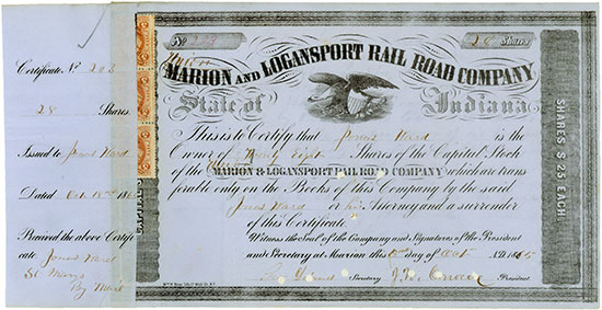 Marion (Union) and Logansport Rail Road Company