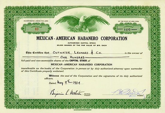 Mexican-American Habanero Corporation