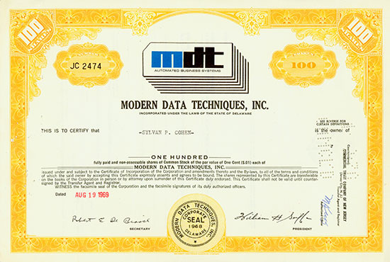 Modern Data Techniques, Inc.