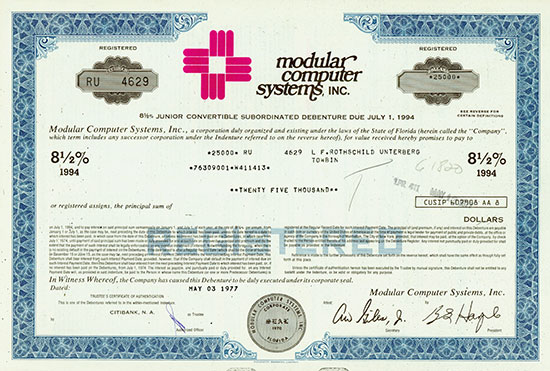 Modular Computer Systems, Inc.