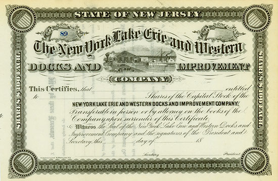 New York Lake Erie & Western Docks & Improvement Company