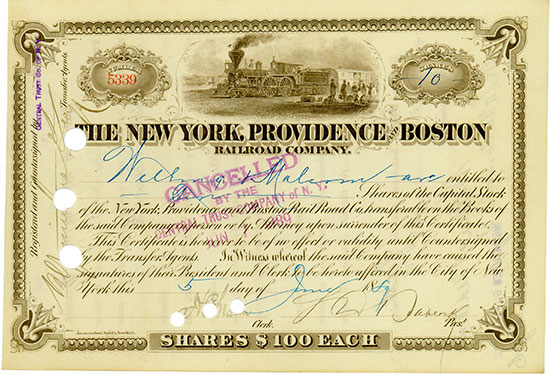 New York, Providence and Boston Railroad Company