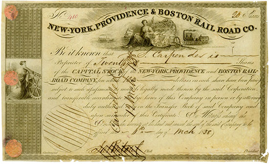 New-York, Providence & Boston Rail Road Co.