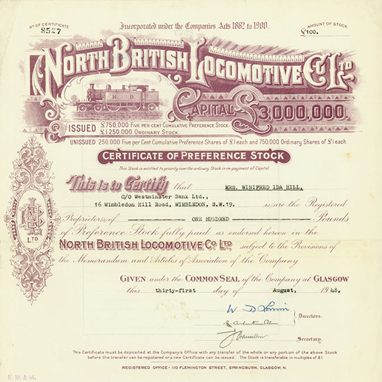 North British Locomotive Co. Ltd.