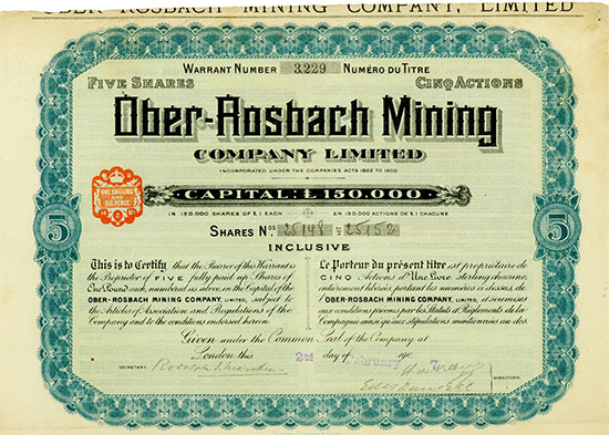 Ober-Rosbach Mining Company Limited