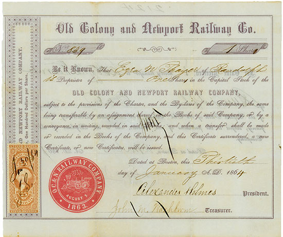Old Colony and Newport Railway Co.