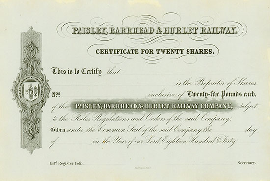 Paisley Barrhead & Hurlet Railway