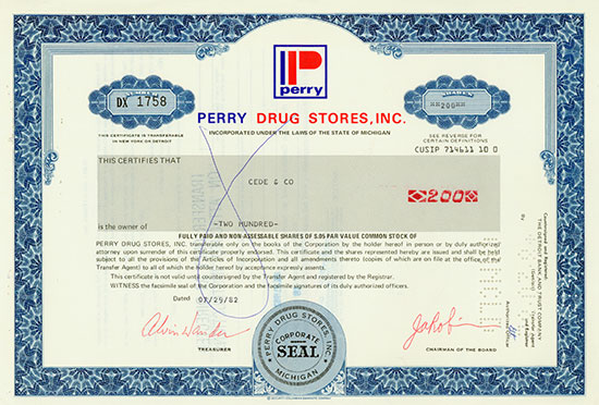 Perry Drug Stores, Inc.