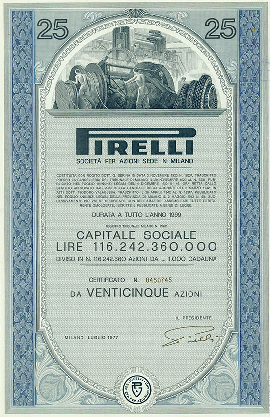 Pirelli Società per Azioni