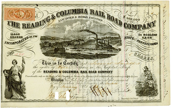 Reading & Columbia Rail Road Company