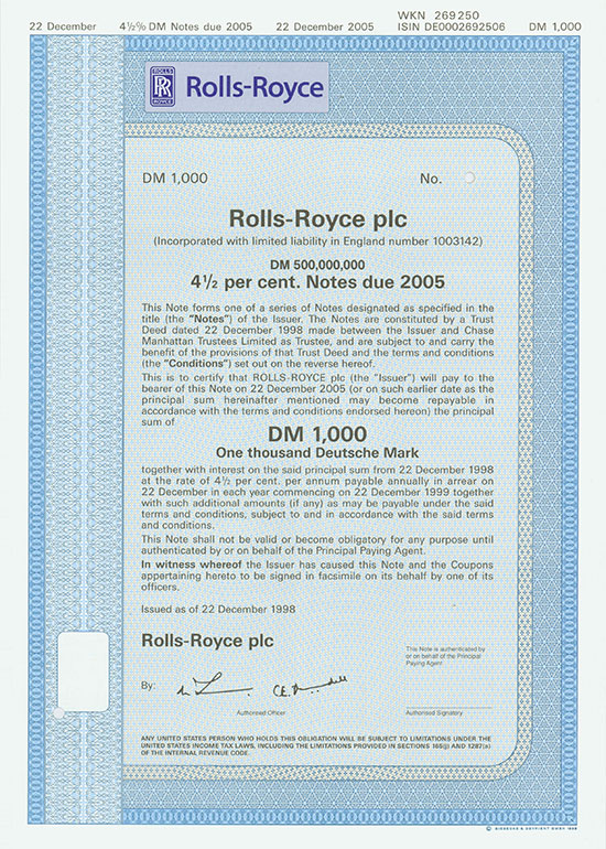 Rolls-Royce plc