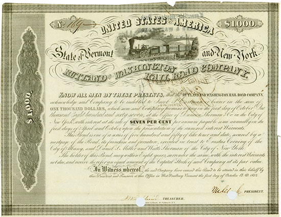 Rutland and Washington Rail Road Company