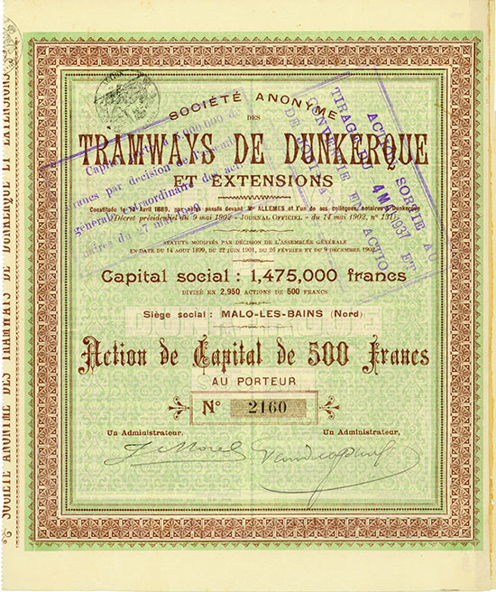 Société Anonyme des Tramways de Dunkerque et Extensions