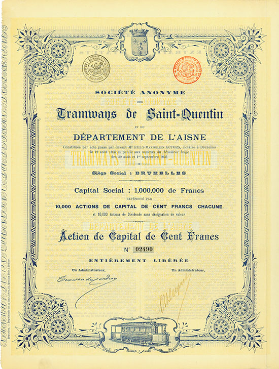 Société Anonyme des Tramways de Saint-Quentin et du Département de l'Aisne