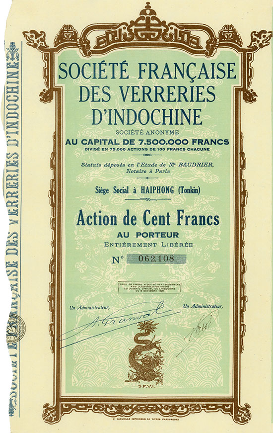 Société Française des Verreries d'Indochine