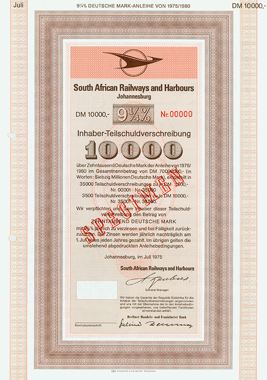 South African Railways and Harbours [2 Stück]