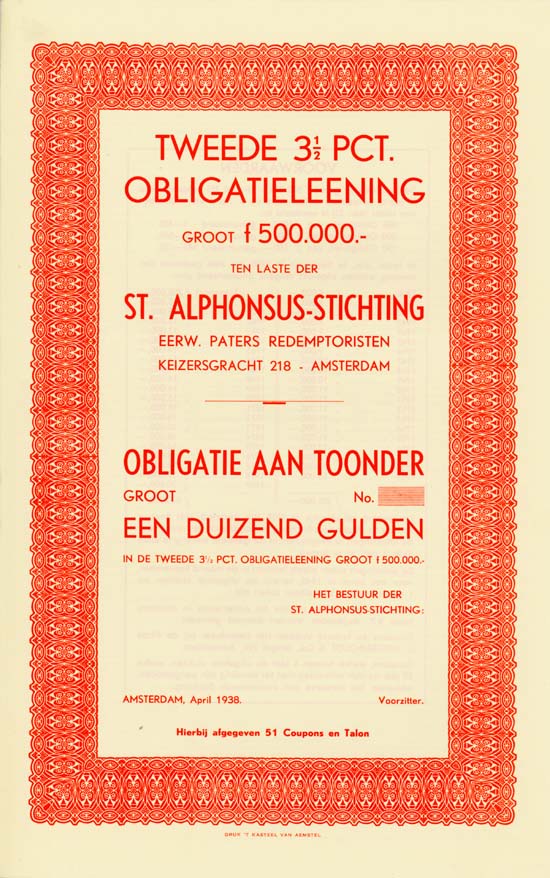 St. Alphonsus-Stichting Eerw. Paters Redemptoristen [3 Stück]