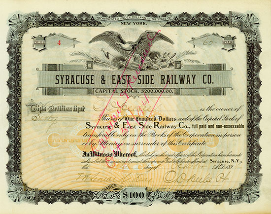 Syracuse & East Side Railway Co.