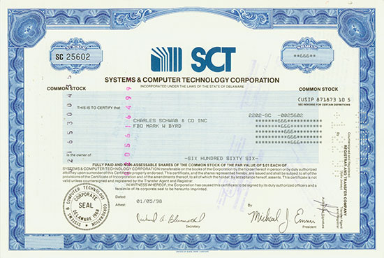 Systems & Computer Technology Corporation