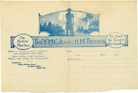 The Y.M.C.A. with H.M. Troops