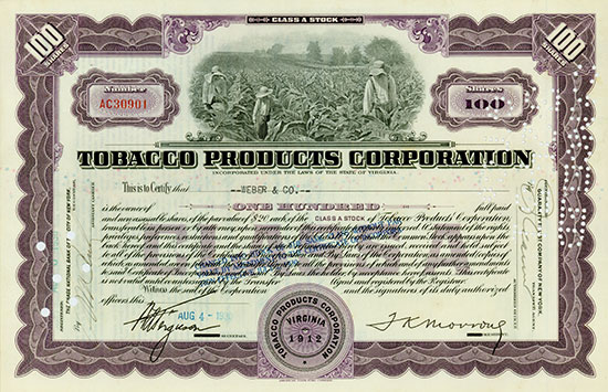 Tobacco Products Corporation