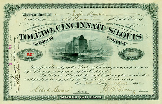 Toledo, Cincinnati and St. Louis Railroad Company