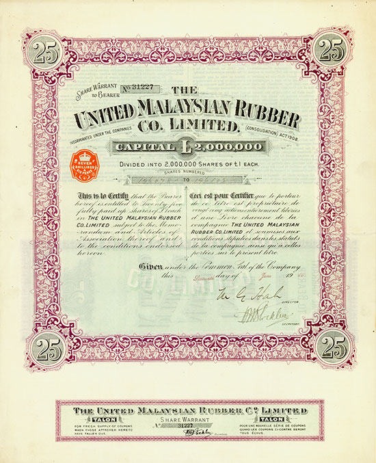 United Malaysian Rubber Co. Limited
