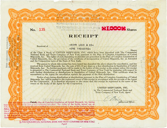 United Shipyards, Inc.