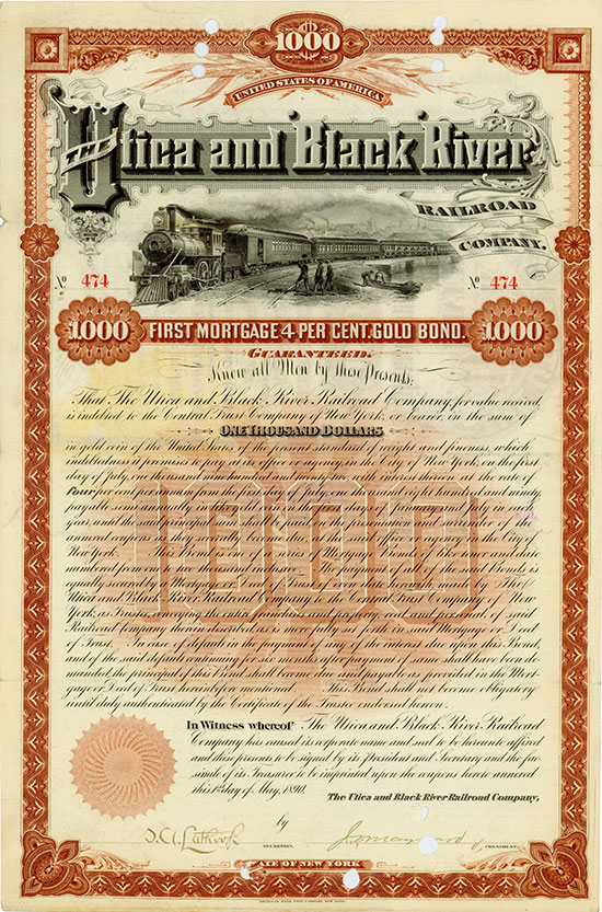 Utica & Black River Railroad Company