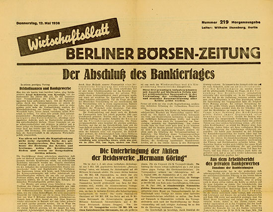 Wirtschaftsblatt - Berliner Börsen-Zeitung