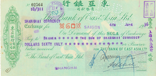 Bank of East Asia, Ltd.