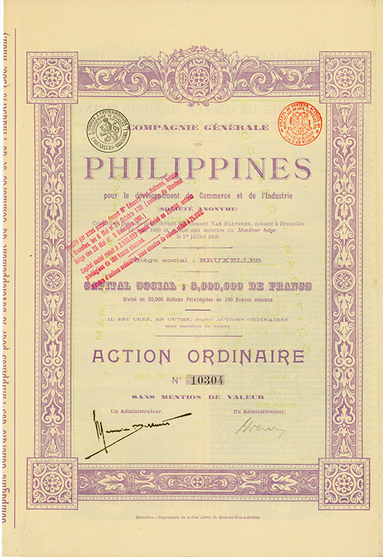 Compagnie Générale des Philippines pour le developpement du Commerce et de l'Industrie
