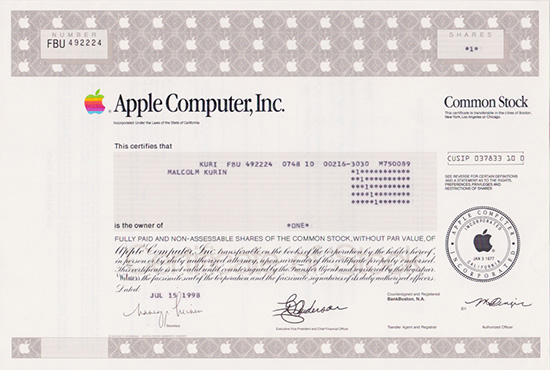 Apple Computer, Inc.