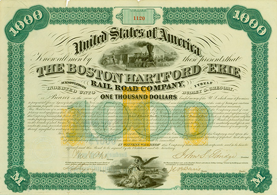 Boston Hartford and Erie Rail Road Company