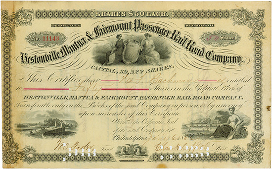 Hestonville, Mantua & Fairmount Passenger Rail Road Company