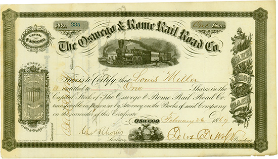 Oswego & Rome Rail Road Co.