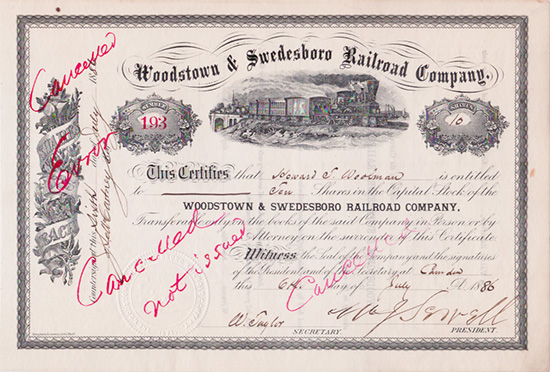 Woodstown & Swedesboro Railroad Company
