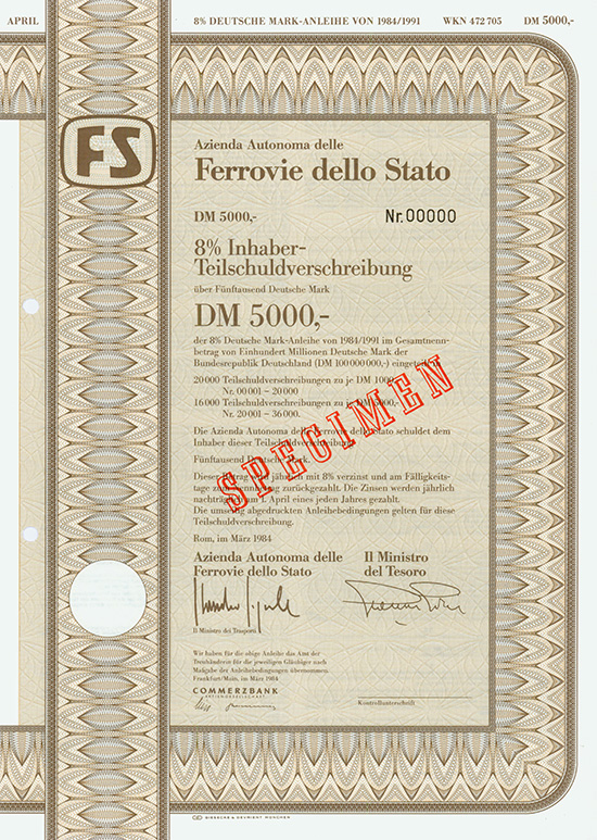 Azienda Autonoma delle Ferrovie dello Stato [3 Stück]