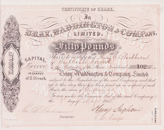 Bray, Waddington & Company, Limited