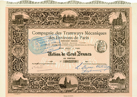 Compagnie des Tramways Mecaniques des Environs de Paris (Nord-Ouest Parisien) S.A.