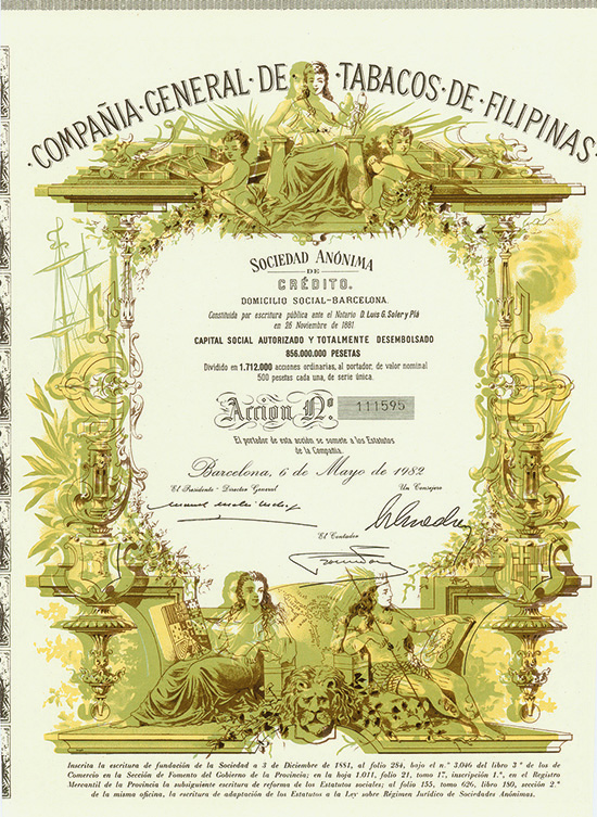 Compañia General de Tabacos de Filipinas [2 Stück]