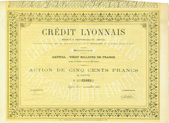 Crédit Lyonnais [13 Stück]