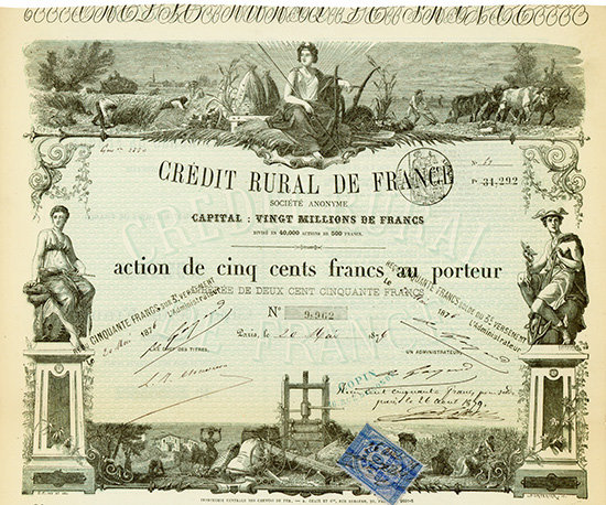 Credit Rural de France Societe Anonyme
