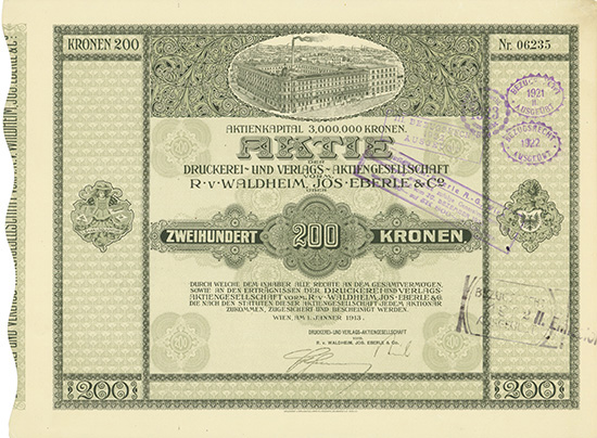 Druckerei- und Verlags-AG vorm. R. v. Waldheim, Jos. Eberle & Co.